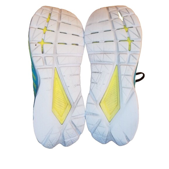 Hoka One One Mach 5 Men Size 9.5 Evening Primrose Scuba Blue Running 1127893EPSB - Picture 5 of 7
